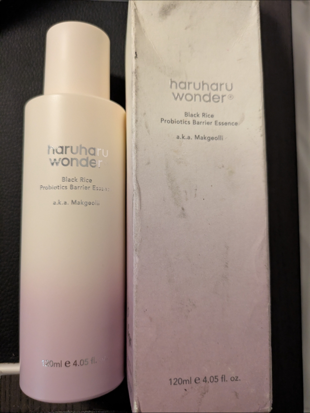 Haruharu Wonder Black Rice Probiotics Barrier Essence - Pink